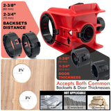 Maxbell Door Lock Installation Kit C Clamp Design 2 Adjustable Bushings