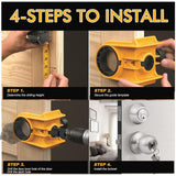 Maxbell Door Lock Installation Kit C Clamp Design 2 Adjustable Bushings
