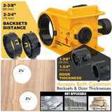 Maxbell Door Lock Installation Kit C Clamp Design 2 Adjustable Bushings