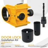 Maxbell Door Lock Installation Kit C Clamp Design 2 Adjustable Bushings