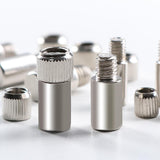 Maxbell 10x Bracket Shelf Holder Book Shelves Holder Locking Pins for Shelf Cupboard 19x6x6.4mm