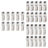 Maxbell 10x Bracket Shelf Holder Book Shelves Holder Locking Pins for Shelf Cupboard 19x6x6.4mm