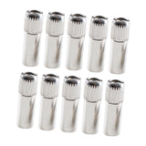 Maxbell 10x Bracket Shelf Holder Book Shelves Holder Locking Pins for Shelf Cupboard 19x6x6.4mm