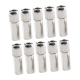 Maxbell 10x Bracket Shelf Holder Book Shelves Holder Locking Pins for Shelf Cupboard 19x6x6.4mm