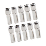 Maxbell 10x Bracket Shelf Holder Book Shelves Holder Locking Pins for Shelf Cupboard 19x6x6.4mm