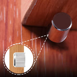 Maxbell 10x Bracket Shelf Holder Book Shelves Holder Locking Pins for Shelf Cupboard 19x6x6.4mm