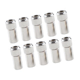 Maxbell 10x Bracket Shelf Holder Book Shelves Holder Locking Pins for Shelf Cupboard 20x8.4x9.3mm