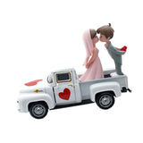 Maxbell Valentines Day Truck Decor Kitchen Wife Desktop Pickup Model Couple Figurine Style B