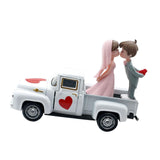 Maxbell Valentines Day Truck Decor Kitchen Wife Desktop Pickup Model Couple Figurine Style B