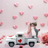 Maxbell Valentines Day Truck Decor Kitchen Wife Desktop Pickup Model Couple Figurine Style B