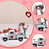 Maxbell Valentines Day Truck Decor Kitchen Wife Desktop Pickup Model Couple Figurine Style B