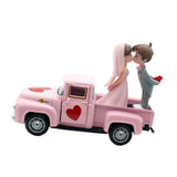 Maxbell Valentines Day Truck Decor Kitchen Wife Desktop Pickup Model Couple Figurine Style C