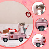 Maxbell Valentines Day Truck Decor Kitchen Wife Desktop Pickup Model Couple Figurine Style C
