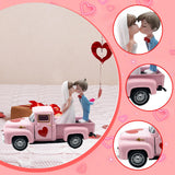 Maxbell Valentines Day Truck Decor Kitchen Wife Desktop Pickup Model Couple Figurine Style D