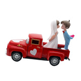 Maxbell Valentines Day Truck Decor Kitchen Wife Desktop Pickup Model Couple Figurine Style E