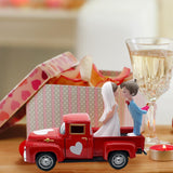 Maxbell Valentines Day Truck Decor Kitchen Wife Desktop Pickup Model Couple Figurine Style E