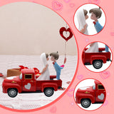 Maxbell Valentines Day Truck Decor Kitchen Wife Desktop Pickup Model Couple Figurine Style E