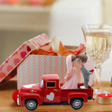 Maxbell Valentines Day Truck Decor Kitchen Wife Desktop Pickup Model Couple Figurine Style F