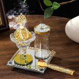 Maxbell Arabian Incense Burner Gift Incense Cone Holder for Home Bedroom Living Room