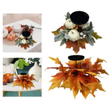 Maxbell Thanksgiving Candle Holder Lifelike Candle Stick for Autumn Harvest Festival Pumpkin