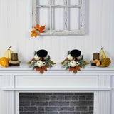 Maxbell Thanksgiving Candle Holder Lifelike Candle Stick for Autumn Harvest Festival Pumpkin
