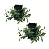 Maxbell Candle Holder Centerpiece for Table Realistic for Harvest Autumn Living Room