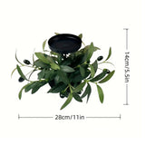 Maxbell Candle Holder Centerpiece for Table Realistic for Harvest Autumn Living Room