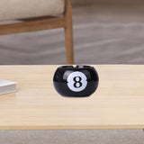 Maxbell Pottery Ashtray Easy to Clean Billiards Ash Tray for Office Tabletop Outdoor