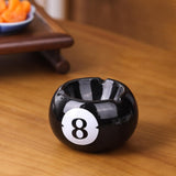 Maxbell Pottery Ashtray Easy to Clean Billiards Ash Tray for Office Tabletop Outdoor