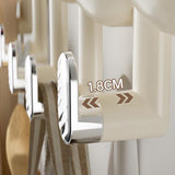 Maxbell over The Door Hook Multiuse Heavy Duty Hat Rack for Bathroom Bedroom Kitchen Door Sticky