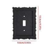 Maxbell Lamp Switch Cover Plate Classic Switch Panel for Wall Household Living Room Style A