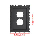 Maxbell Lamp Switch Cover Plate Classic Switch Panel for Wall Household Living Room Style B
