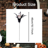 Maxbell Halloween Feather Picks with Skull Party for Home Vase Decor Parties Holiday