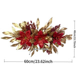 Maxbell Artificial Christmas Centerpiece Ornament for Fireplace Balcony Thanksgiving