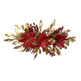 Maxbell Artificial Christmas Centerpiece Ornament for Fireplace Balcony Thanksgiving