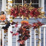 Maxbell Artificial Christmas Centerpiece Ornament for Fireplace Balcony Thanksgiving