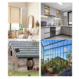 Maxbell Solar Powered Fan Kit Wall Mount Ventilation
