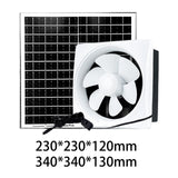 Maxbell Solar Powered Fan Kit Wall Mount Ventilation