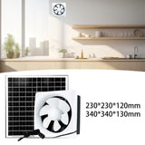 Maxbell Solar Powered Fan Kit Wall Mount Ventilation