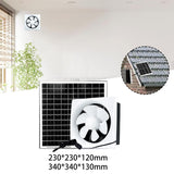 Maxbell Solar Powered Fan Kit Wall Mount Ventilation