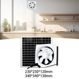 Maxbell Solar Powered Fan Kit Wall Mount Ventilation