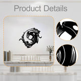 Maxbell Fish Metal Wall Decor Rustic Wall Decoration for Indoor Outdoor Hallway Yard