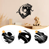 Maxbell Fish Metal Wall Decor Rustic Wall Decoration for Indoor Outdoor Hallway Yard
