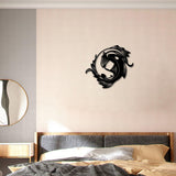 Maxbell Fish Metal Wall Decor Rustic Wall Decoration for Indoor Outdoor Hallway Yard