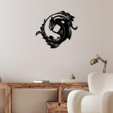 Maxbell Fish Metal Wall Decor Rustic Wall Decoration for Indoor Outdoor Hallway Yard