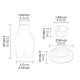 Maxbell Incense Burner Unique Decoration Incense Holder for Centerpiece Cafe Bedroom Style D