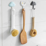 Maxbell 3x Wall Hooks Bathroom Home Decoration Wall Hangers for Hanging Backpack Hat Blue