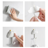 Maxbell 3x Wall Hooks Bathroom Home Decoration Wall Hangers for Hanging Backpack Hat Blue