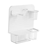 Maxbell Bathroom Storage Shelf Household Pegboard Panel for Bathroom Entry Dormitory