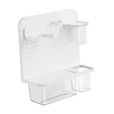 Maxbell Bathroom Storage Shelf Household Pegboard Panel for Bathroom Entry Dormitory